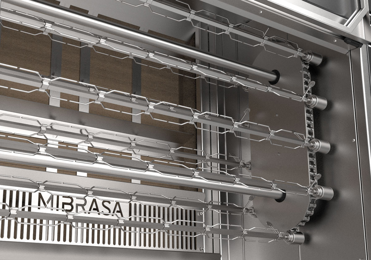 Advanced engineering features for the best rotary cooking results