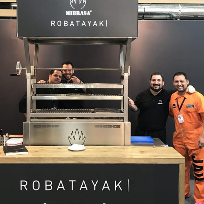 MIBRASA en la Feria Sirha de Lyon 2017 con nuestro partner AV Systems